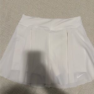 Nike White High Rise Tennis Skirt